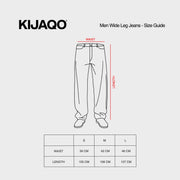 Blue Men's Wide-leg Jeans