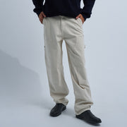 Beige Men's Carpenter Jeans