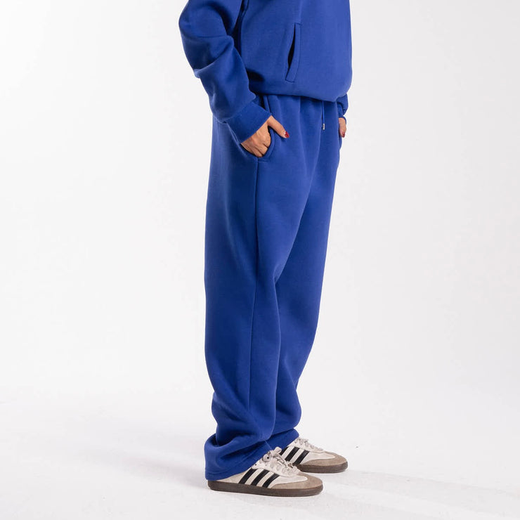 Royal Blue Straight Leg Sweatpants