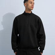 Black Quarter-Zip
