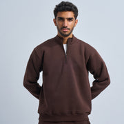 Brown Quarter-Zip