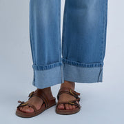 Light Blue Women's Jeans with Pockets