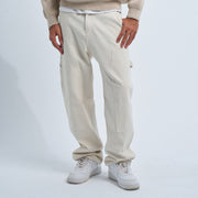 Beige Men's Carpenter Jeans