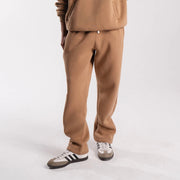 Brown Straight Leg Sweatpants