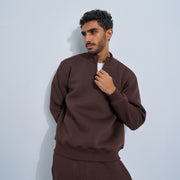 Brown Quarter-Zip
