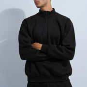 Black Quarter-Zip