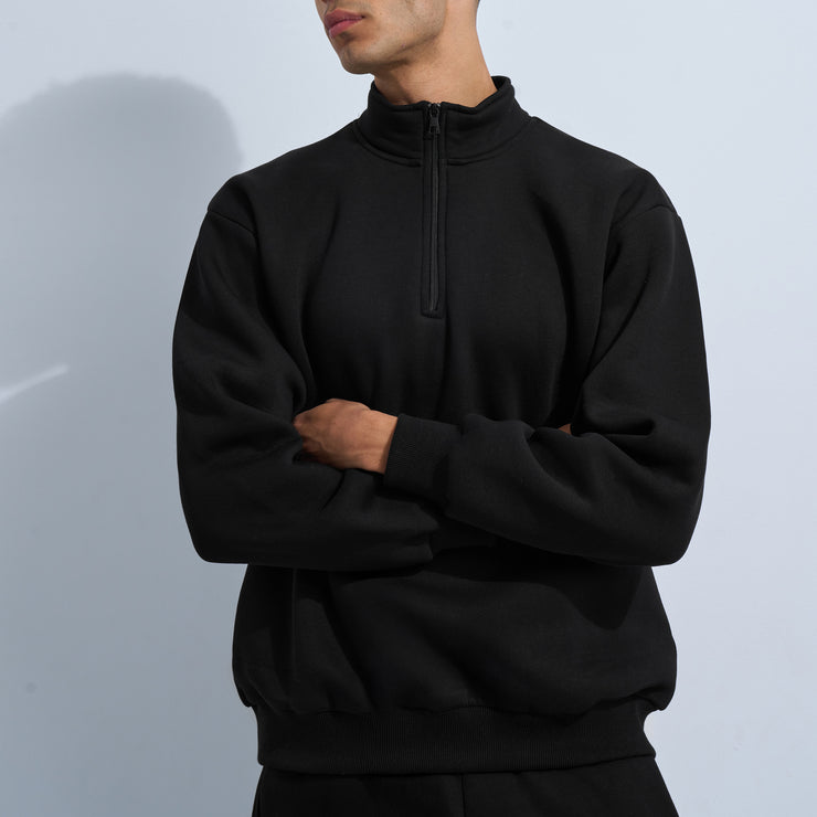 Black Quarter-Zip