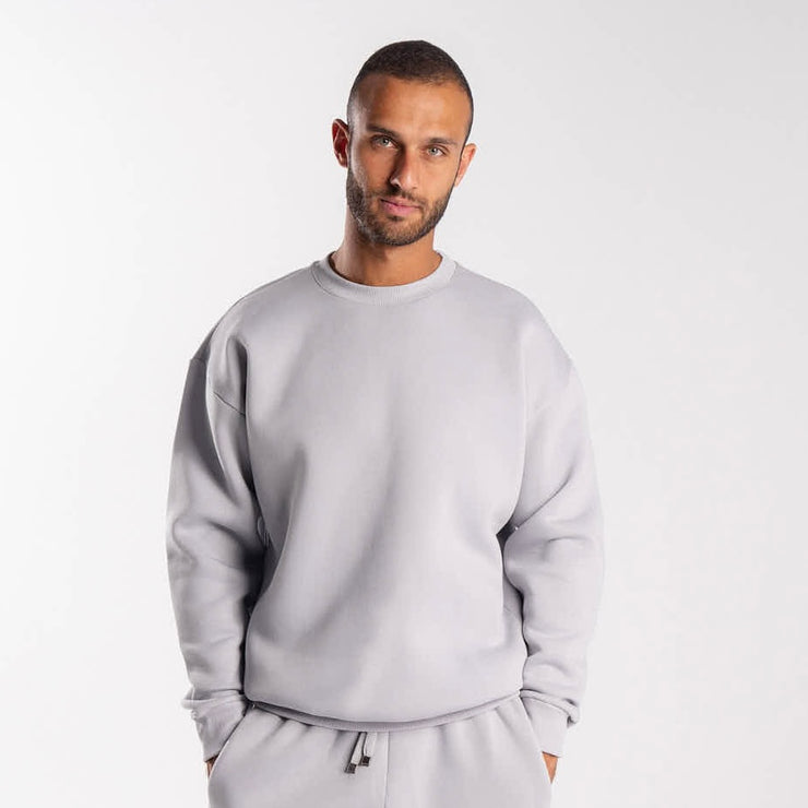 Grey Plain Crewneck