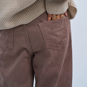 Brown Women's Wavy Jeans