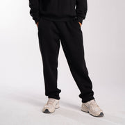 Black Straight Leg Sweatpants