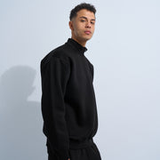 Black Quarter-Zip