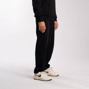 Black Straight Leg Sweatpants