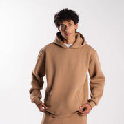 Brown Plain Hoodie