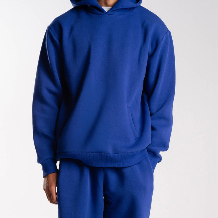 Royal Blue Plain Hoodie