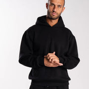 Black Plain Hoodie