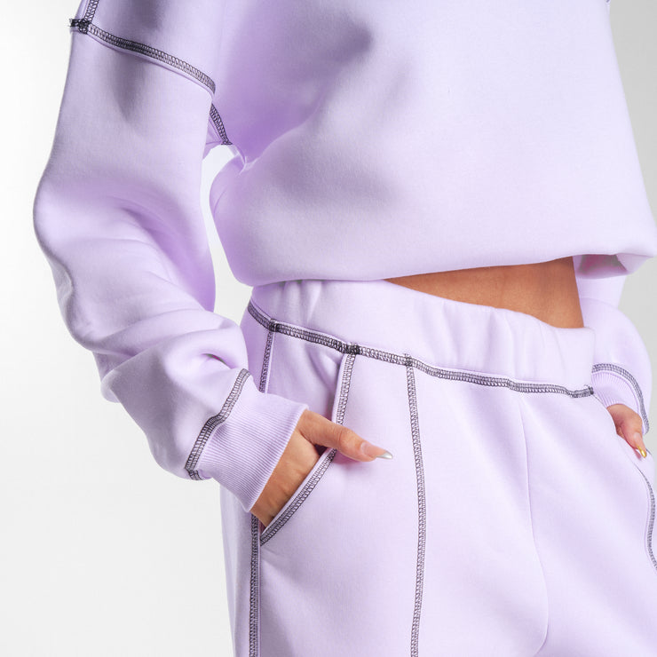 Lavender Stitched Pants