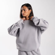 Grey Plain Crewneck