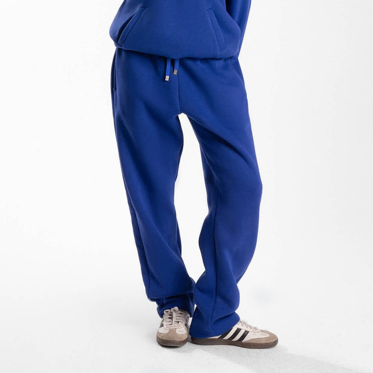 Royal Blue Straight Leg Sweatpants