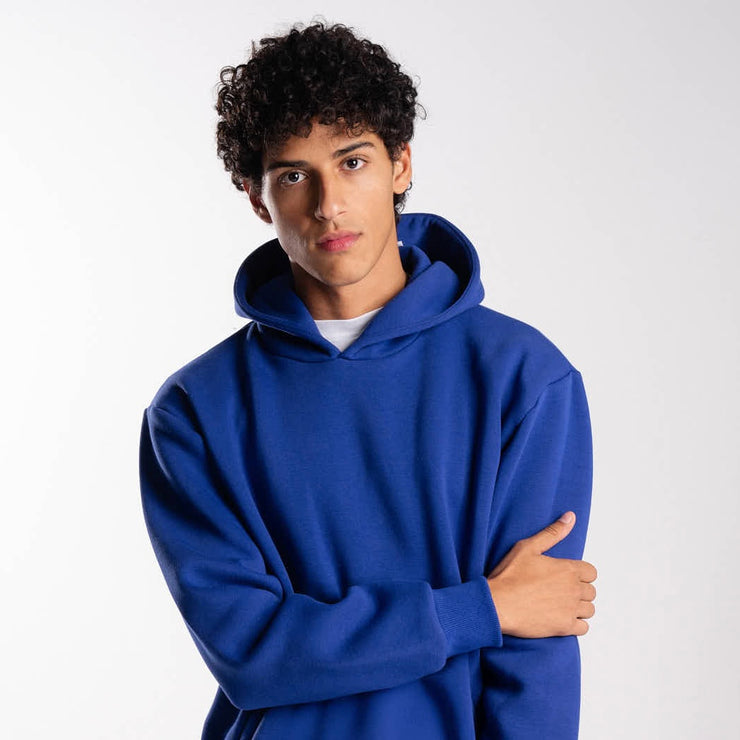 Royal Blue Plain Hoodie