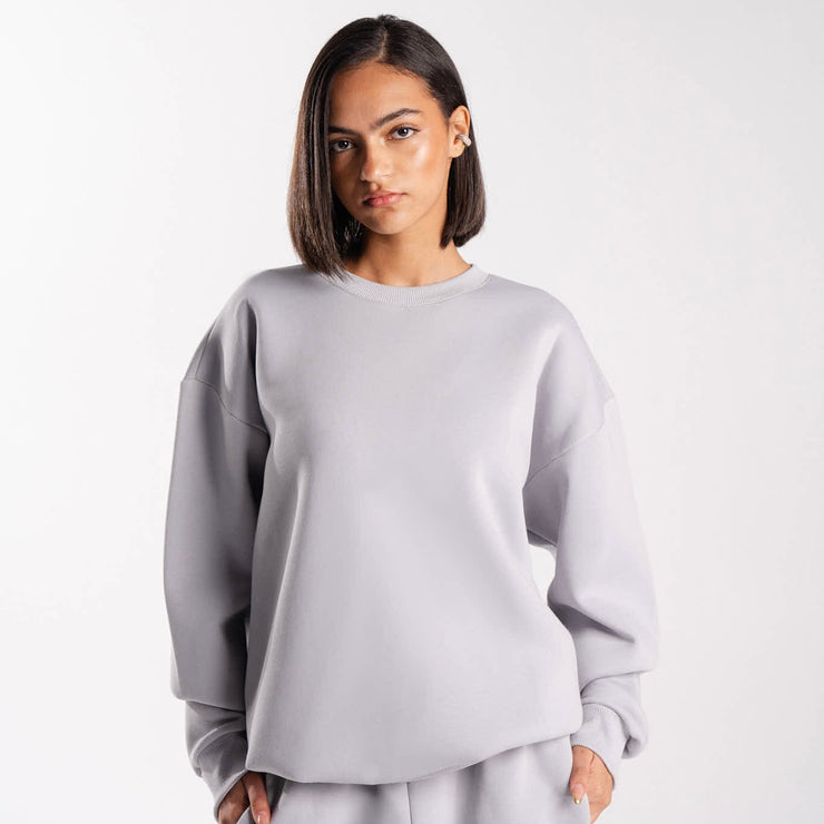 Grey Plain Crewneck