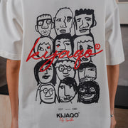 "Abstract Faces" Oversized T-Shirt