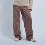 Brown Women's Wavy Jeans