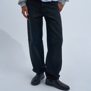 Black Men's Wide-leg Jeans