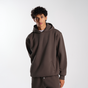 Brown Plain Hoodie