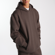 Brown Plain Hoodie