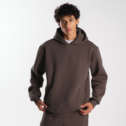 Brown Plain Hoodie