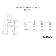 Rose Double Zipper Jacket