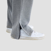 Grey Double Zipper Pants