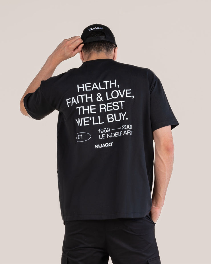 "Health, Faith & Love" Oversized T-shirt